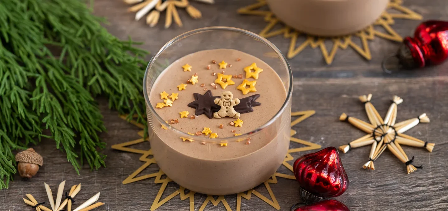 Cremige Lebkuchenmousse für Weihnachten