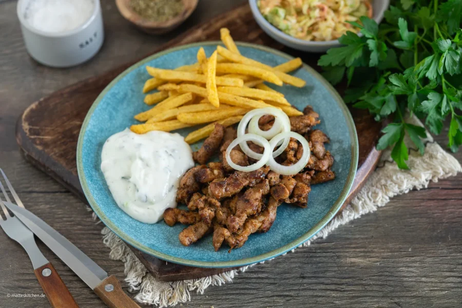 Gyros aus der Pfanne