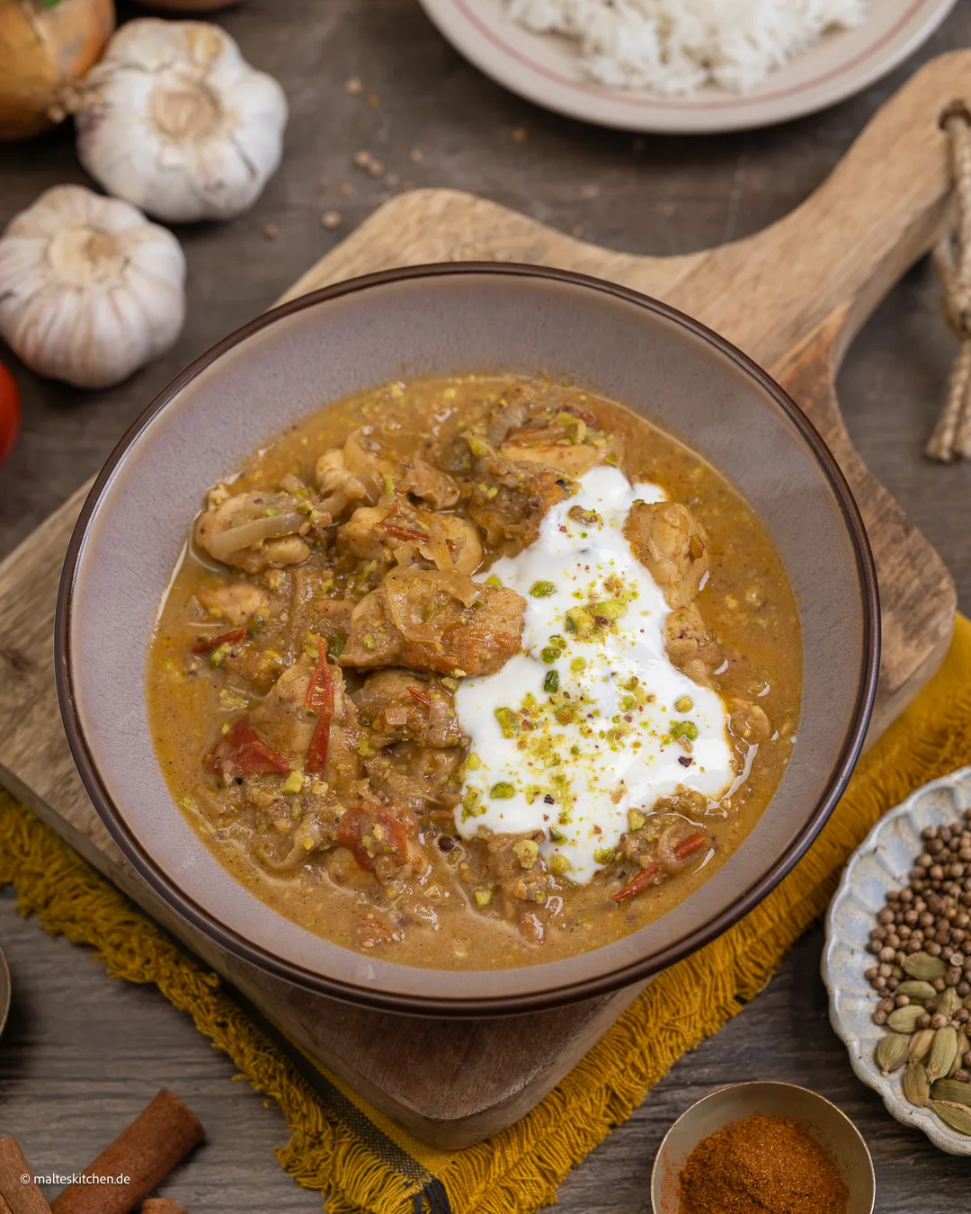 indisches Hähnchencurry