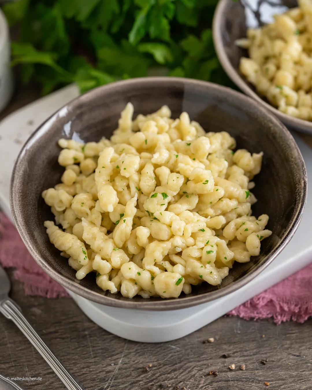 Selbstgemachte Spätzle