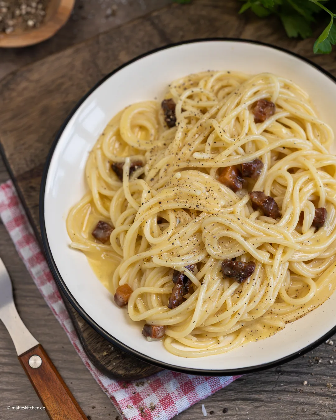 Leckere Spaghetti Carbonara