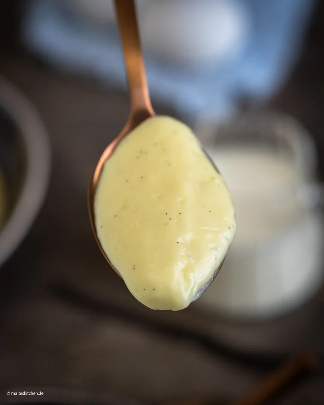 Ein Löffel Glück mit Vanillepudding