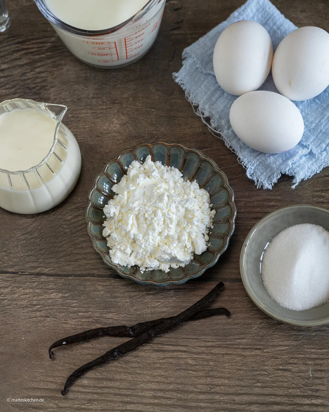 Zutaten Vanillepudding