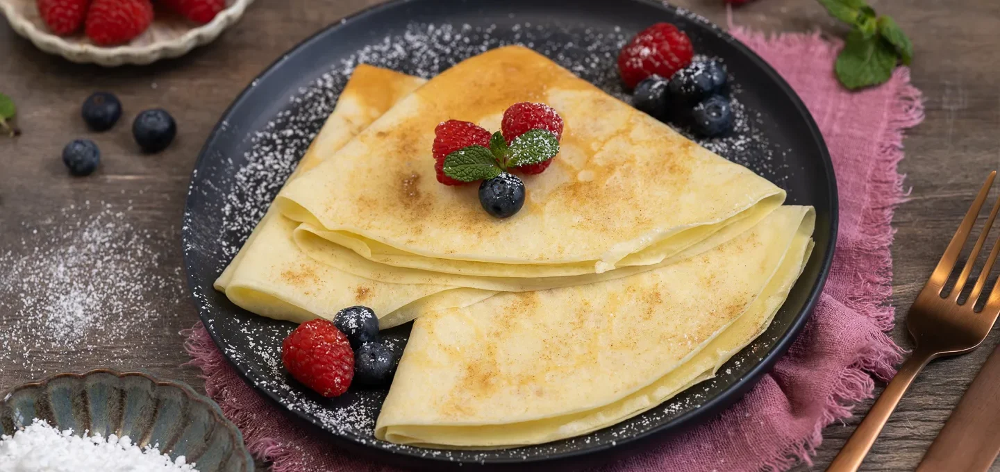 Zarte Crêpes aus der Pfanne - Grundrezept