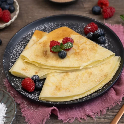 Zarte Crêpes aus der Pfanne - Grundrezept