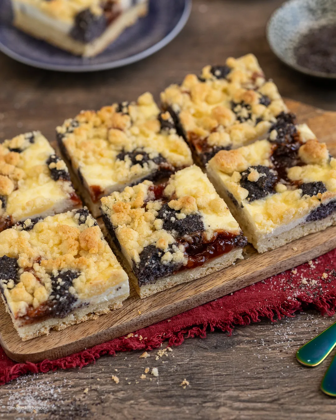 Saftiger Kleckselkuchen mit Streuseln
