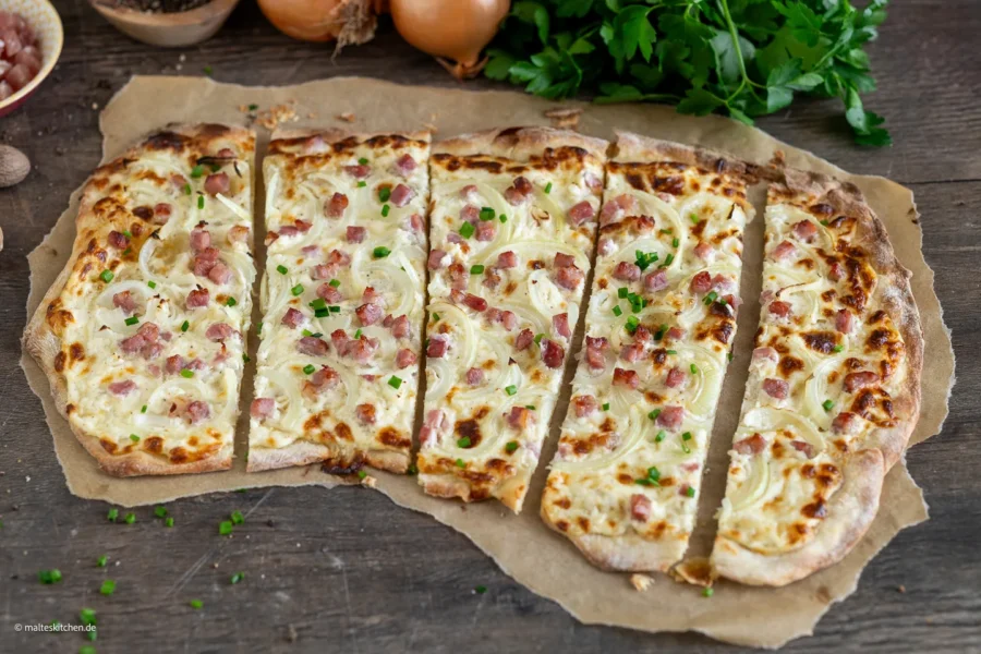 Elsässer Flammkuchen Rezept