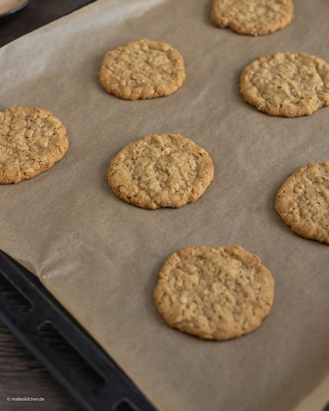 Haferkekse backen