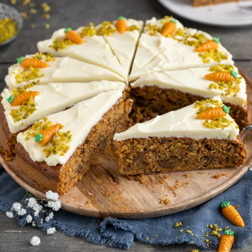 Karottenkuchen mit Frosting