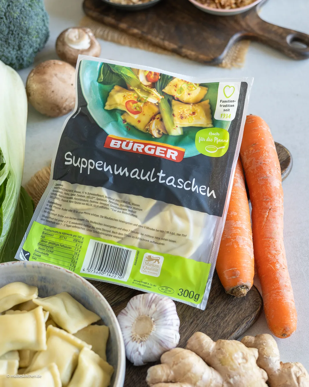 BÜRGER Suppenmaultaschen