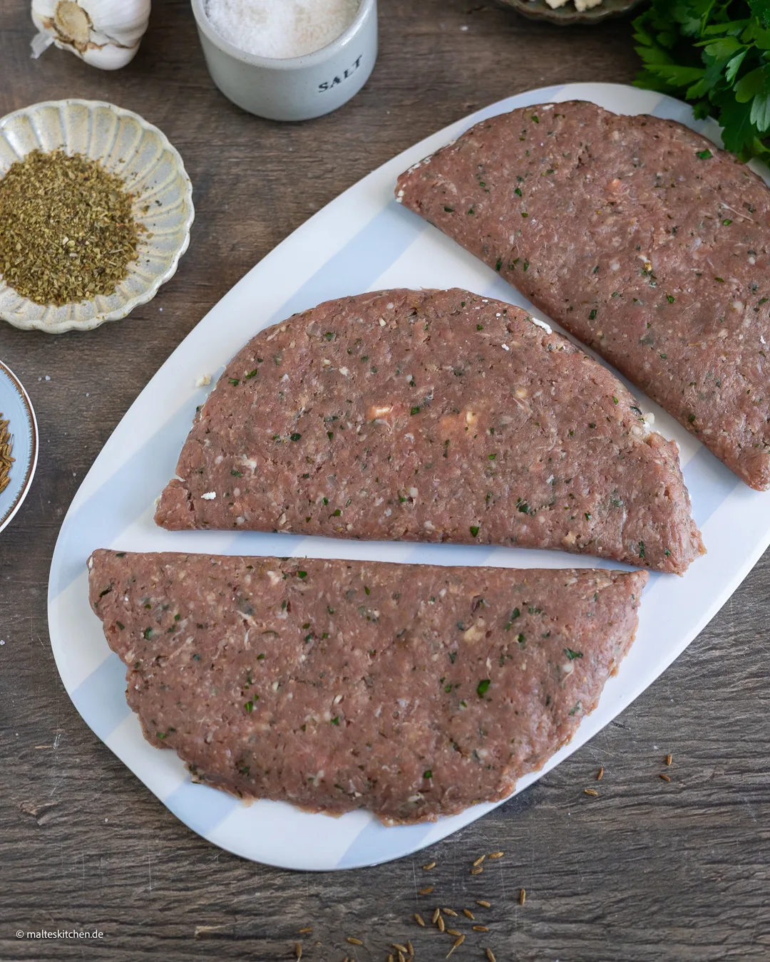 Bifteki Hackfleisch
