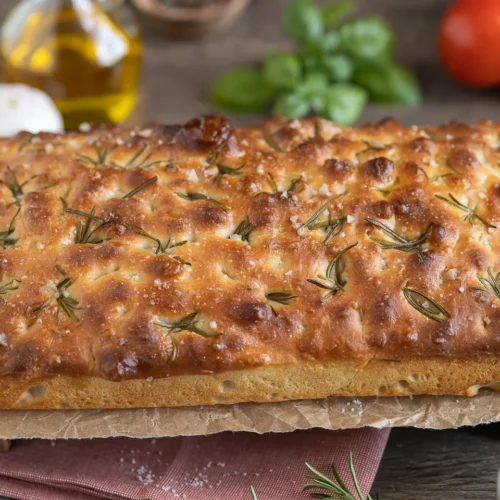 Knuspige Focaccia ohne Kneten