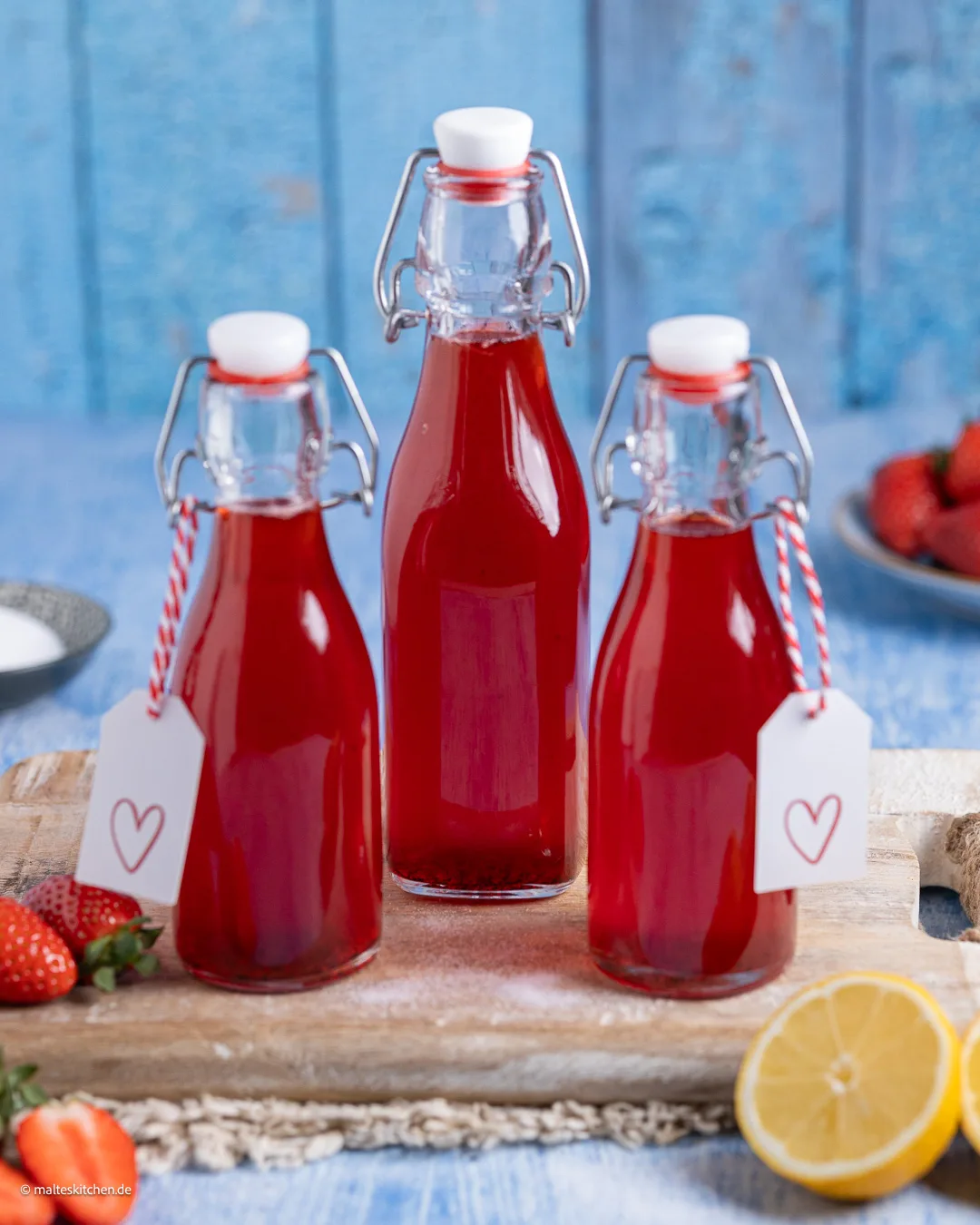 Erdbeersirup selbstgemacht