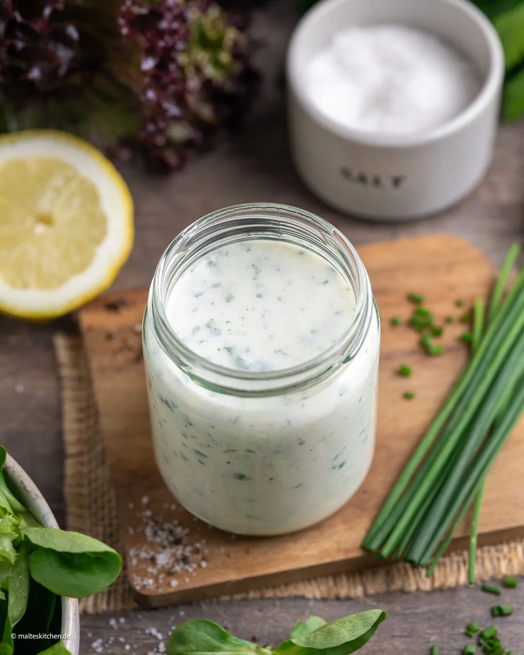 Joghurt-Dressing für Blattsalate