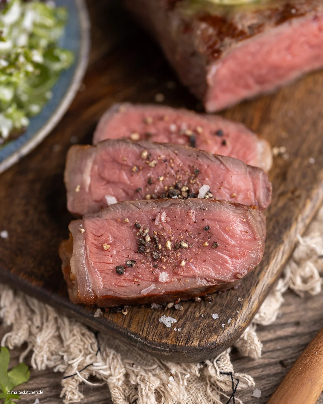 Saftiges Rumpsteak vom Grill
