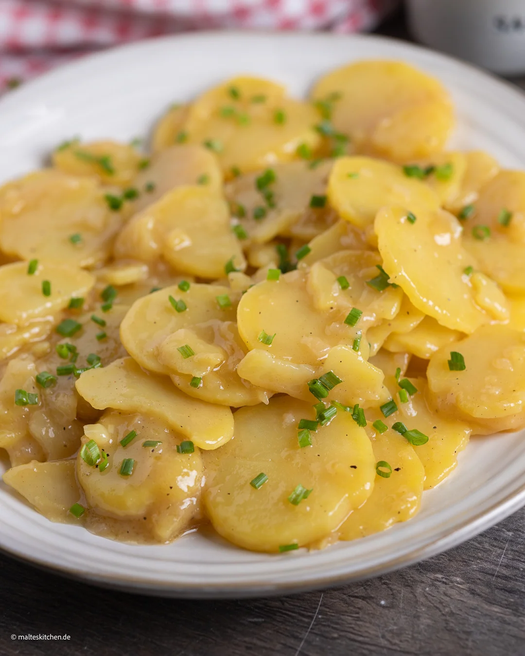 Kartoffelsalat auf schwäbische Art