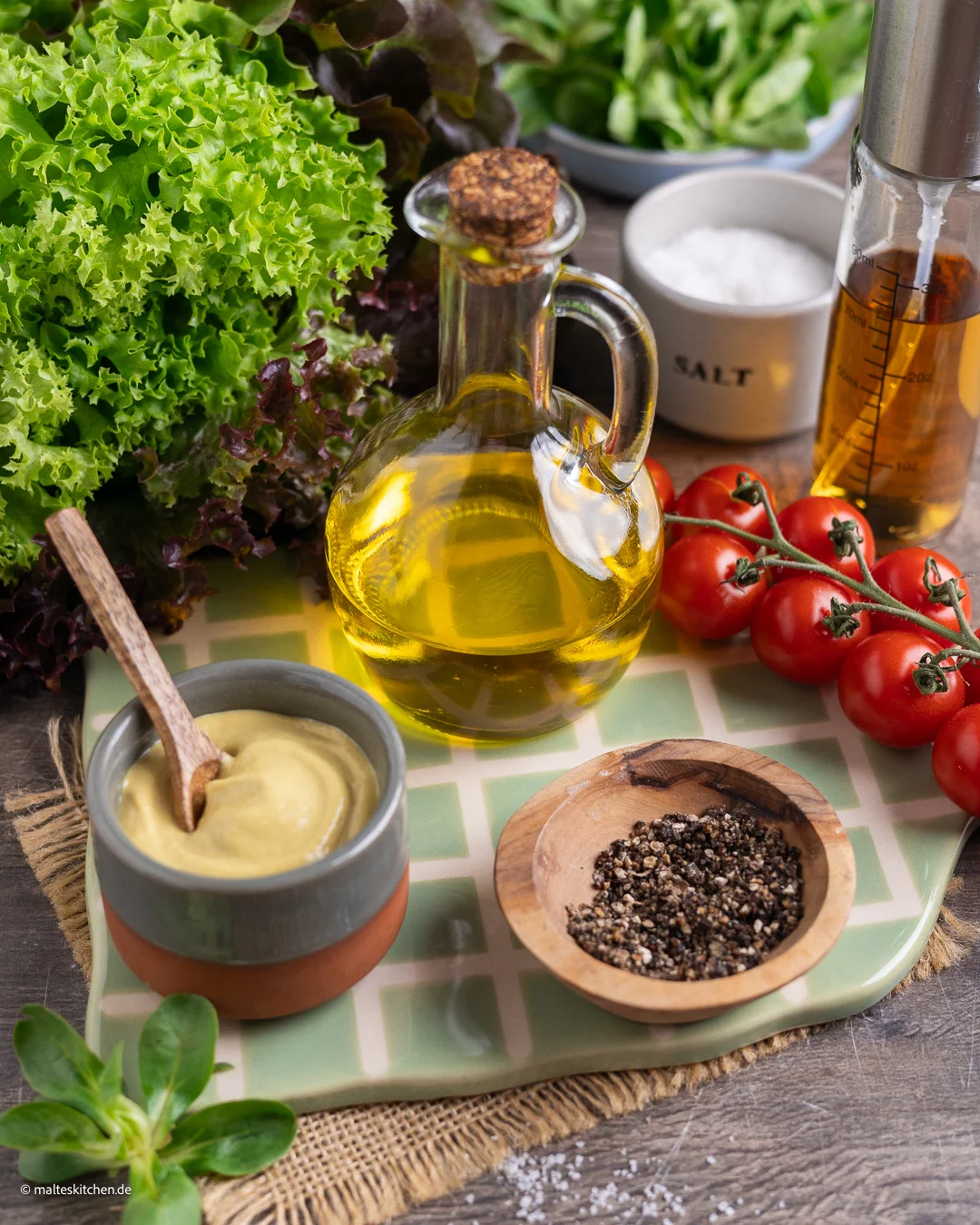 Zutaten für die Vinaigrette