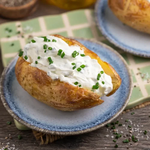 Ofenkartoffeln mit Kräuterquark