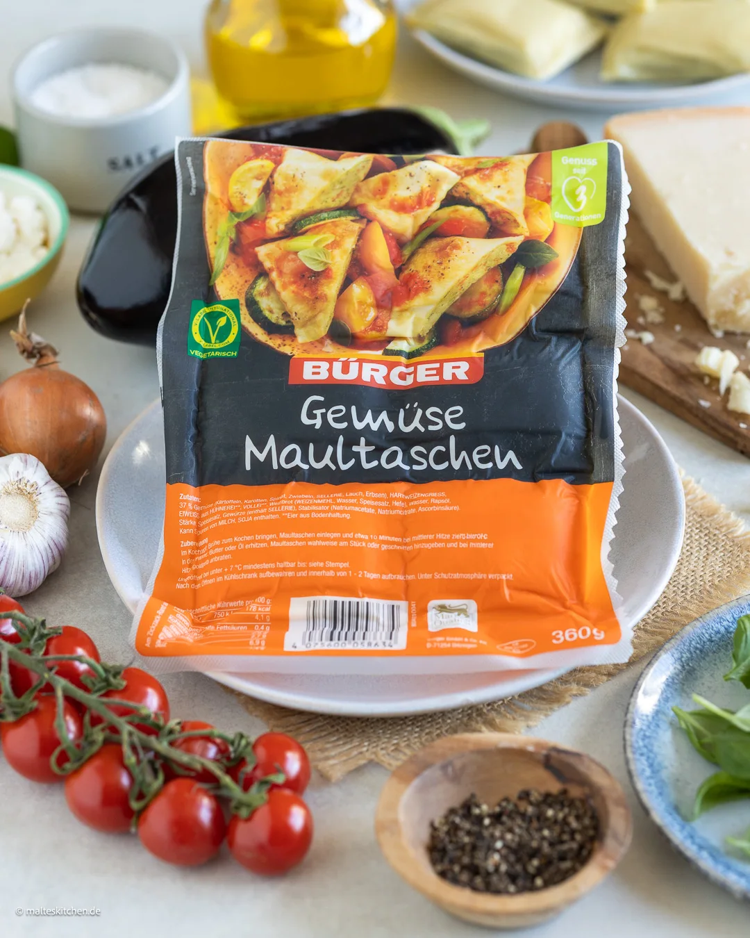Gemüse Maultaschen vom BÜRGER