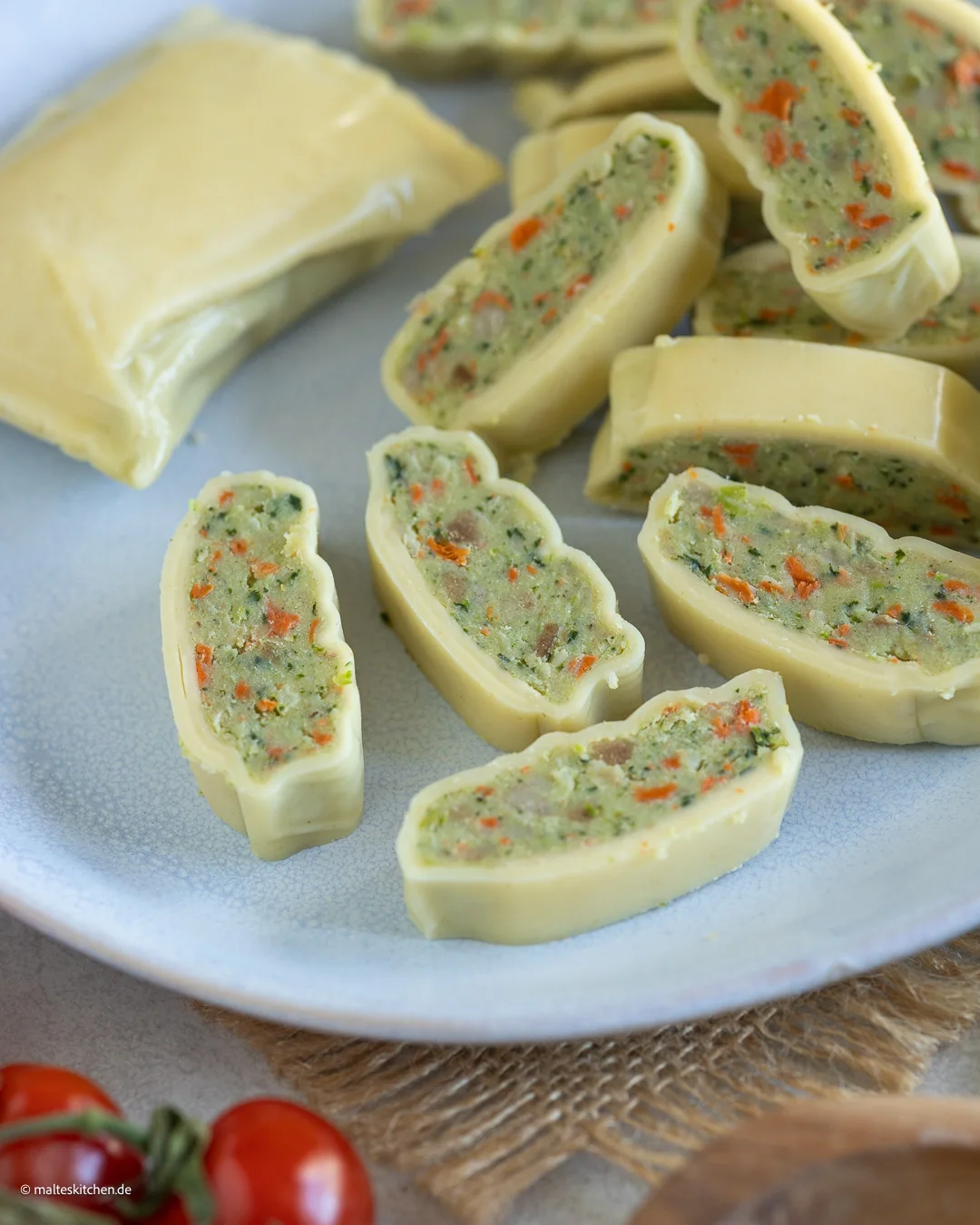 Maultaschen mit Gemüse