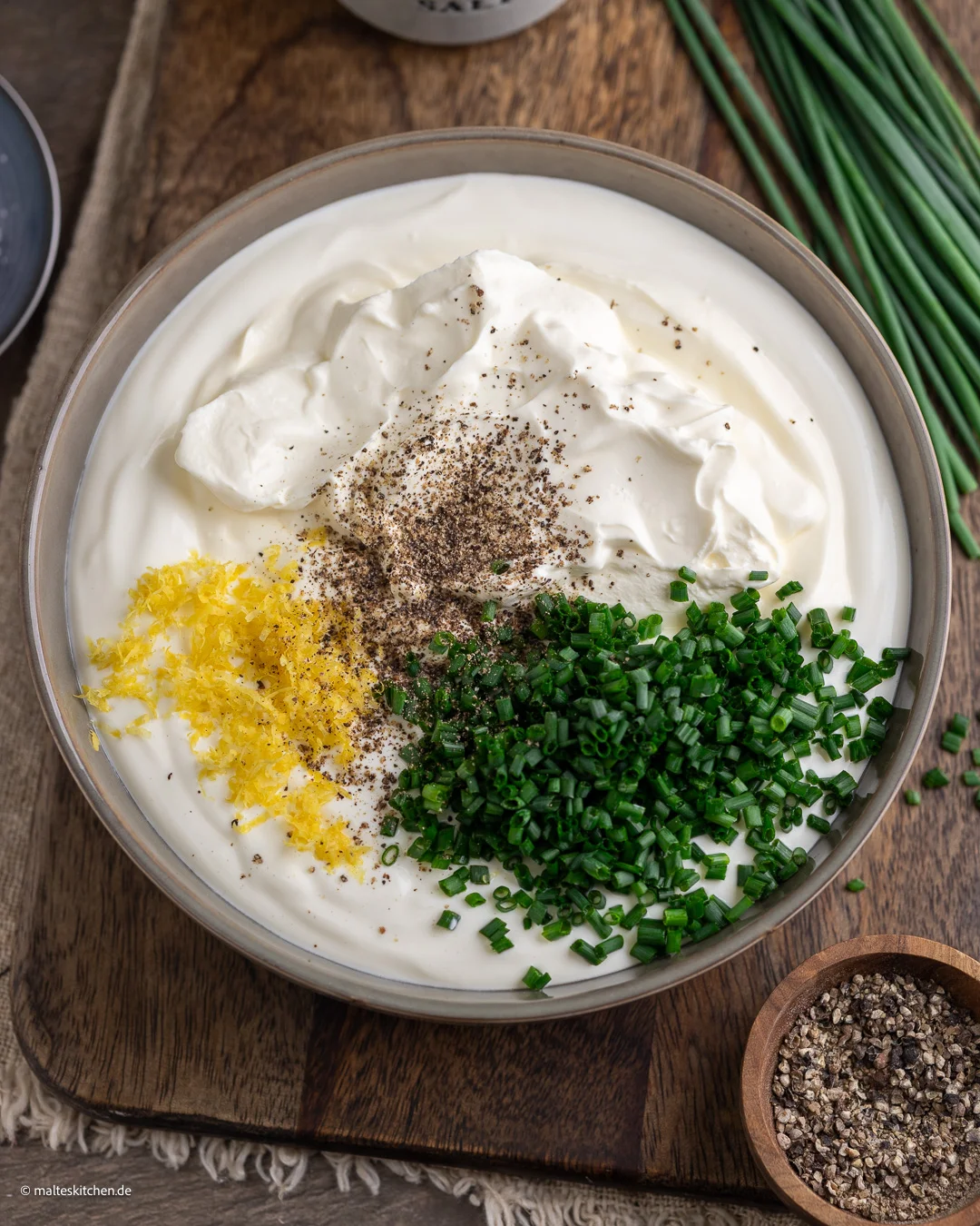 Zubereitung Sour Cream
