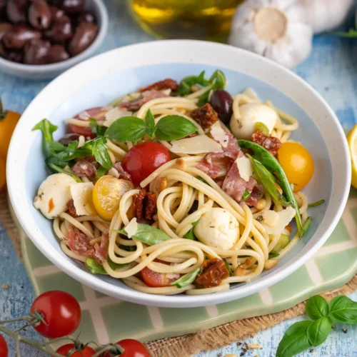 Italienischer Spaghettisalat